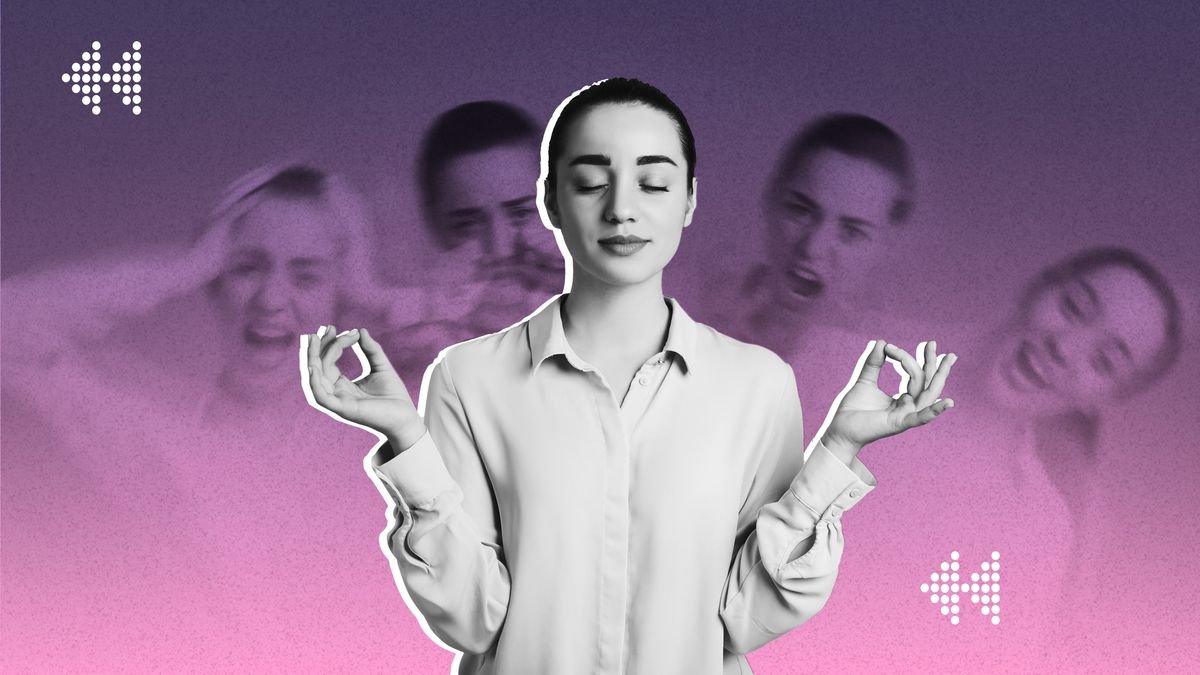 A person developing their emotional intelligence and self-awareness