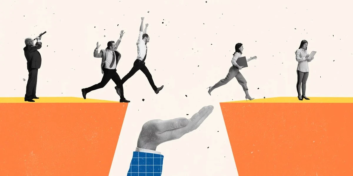 Watercolour illustration representing a pre-employment skills assessment using realistic work scenarios