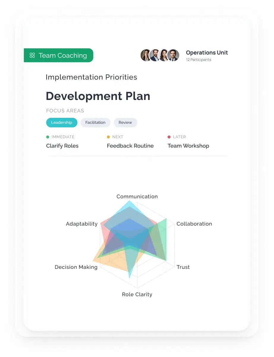 Improvement Roadmap sample visual
